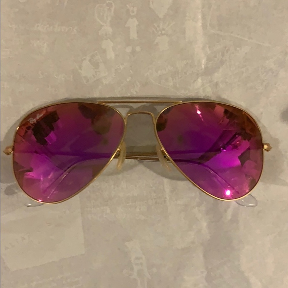 Ray ban aviator flash lenses